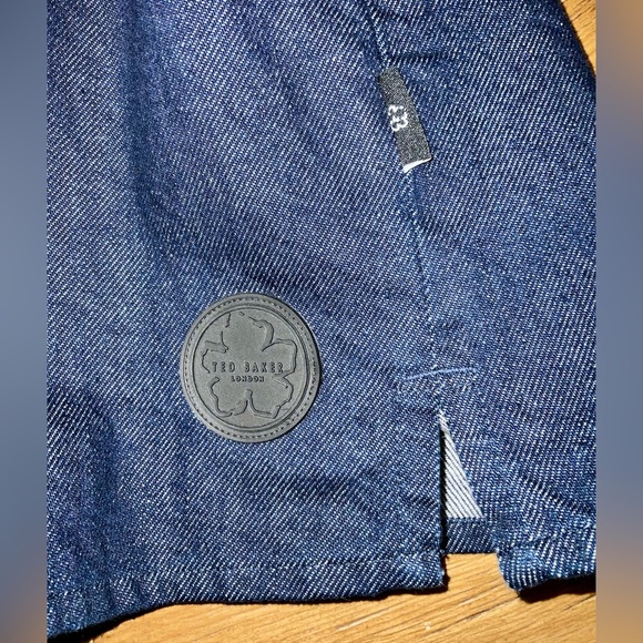 Ted Baker Baen Denim Utility Shacket size 6 - XXL (2XL) - nwt - 100% cotton - Picture 7 of 15